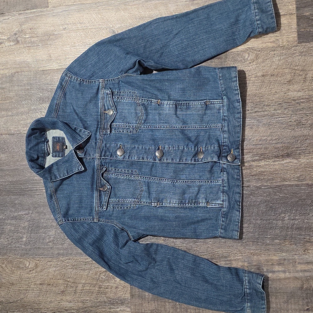 JAG Jean Jacket Women's Size XL Denim Medium Wash